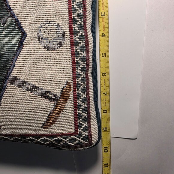 Golf Tapestry Accent Pillow  "Id Rather Be Golfing" decorative gift sport - Picture 4 of 4